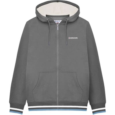 Lambretta Heren Full Zip Hoodie (Strijkijzer)