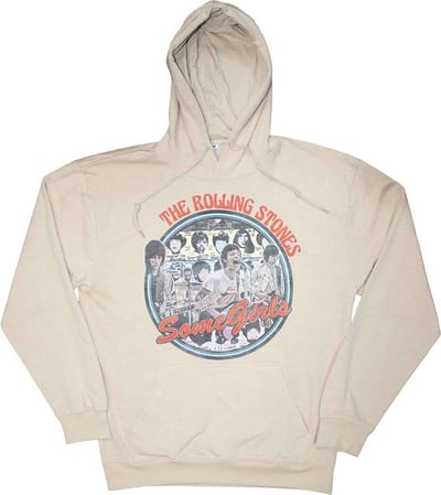 The Rolling Stones - Some Girls Circle Hoodie/trui - M - Creme