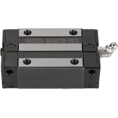 2 stuks Railblok 20mm Wagen Schuif voor Railgeleiding CNC gray