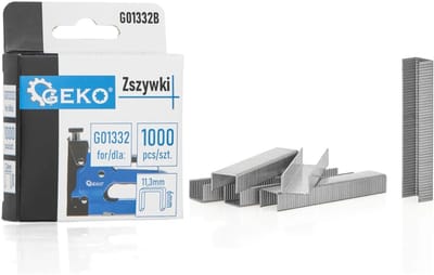 GEKO Nietjes - 6 mm lengte - 1.2 x 11.3 mm - 1000 stuks - Voor diverse papierdiktes