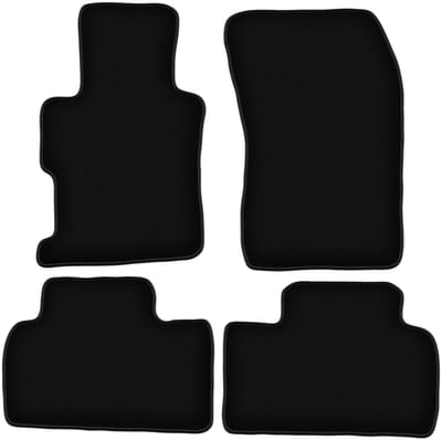 BASIC zwarte veloursmatten voor: Honda Civic IX sedan (2011-2016)
