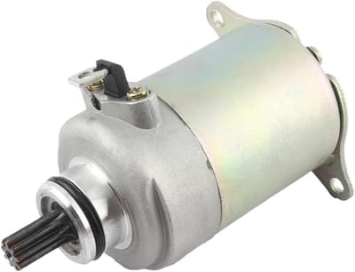 Startmotor - Elektrische Starter - Voertuig Starten - Stille Werking - 9 Tanden - Zwart