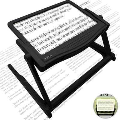 Vicon Vergrootglas met LED Verlichting - 5x vergroting - Incl. Batterijen - Vergrootspiegel - Leesloep voor Volwassenen en Ouderen