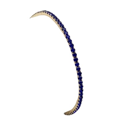 Nivard Armband - Staal - Nep Zilver - Dames - Nep Goud/Blauw