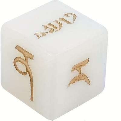 1 Stuks 6-zijdige dobbelsteen, synthetische kristal 6-zijdige dobbelsteen, creatieve verzamelambachten E