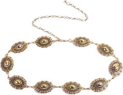Verstelbare Boho Tailleketting, Country Concert Outfit voor Vrouwen, Western Stijl Mode en Accessoires voor Leeftijd 18-45