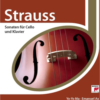 CD-R. STRAUSS - ESPRIT/SONATEN F.CELLO  82876888042 SONY 2006 Japan Klassiek Gebruikt brown