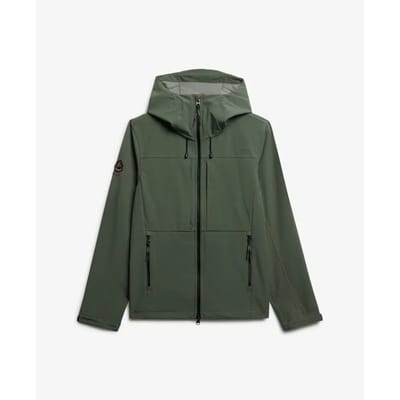 Superdry - Gewatteerde Softshell Trekker Jas Met Capuchon - Heren