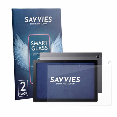 2 Stuks Savvies Screenprotector - geschikt voor Acer Chromebook Tab 311 (Voor+Camera) - beschermfolie glas transparant