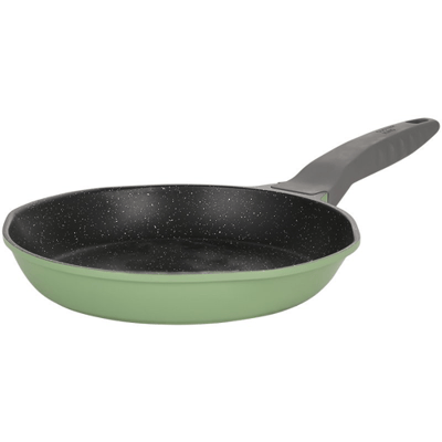 COOKER KING koekenpan, [Bamboo Lime Stone-serie], antiaanbaklaag, geschikt voor alle warmtebronnen - 26 cm
