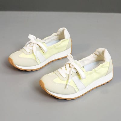 Nieuwe Lente en Zomer Ademende Witte Schoenen Casual Dames Sneakers Dikke Zool Dames Schoenen Verhoogde Ronde Neus Koreaans 40 gray