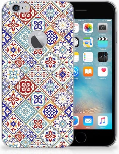 Apple iPhone 6 Plus | 6s Plus TPU Siliconen Hoesje Tiles Color