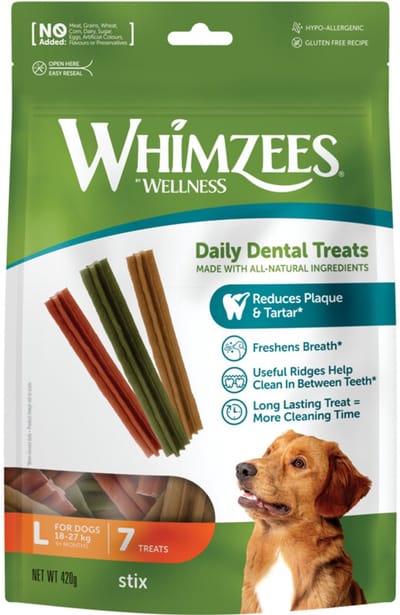 6x Whimzees Stix L 7 stuks