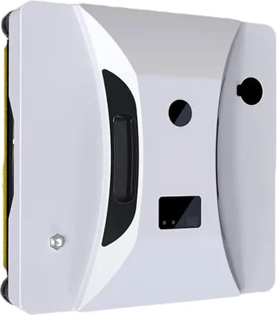 Robot Ramenwasser S1 met Afstandsbediening - Ramenwisser Hoge Zuigkracht - Wit - Intense Reiniging - Automatisch schoonmaken