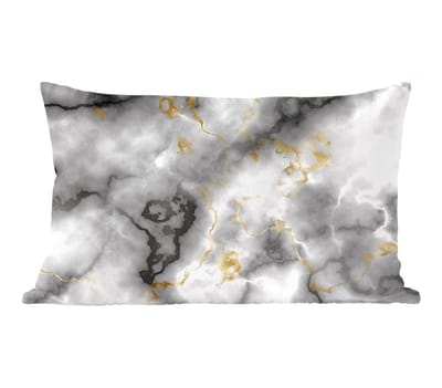 Sierkussens - Kussentjes Woonkamer - 60x40 cm - Agaat - Goud - Marmer - Edelstenen