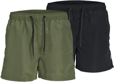 JACK&JONES - JPSTARUBA JJSWIM AKM 2 PACK SOLID - Heren - Zwembroeken
