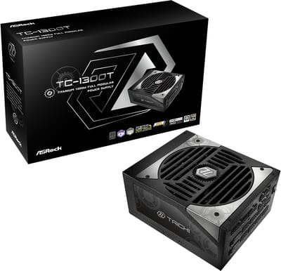 ASRock Taichi TC-1300T - Interne voeding - 1.300W (Cybenetics ETA Titanium 230V) - Volledig modulair