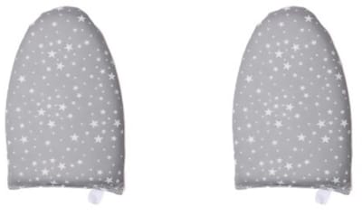 2-pack stoomstrijkijzerhandschoenen met vingerringen - stoombestendige handschoenen - kledingstoomhandschoenen - hittebestendig -24*14*3cm-Grijs