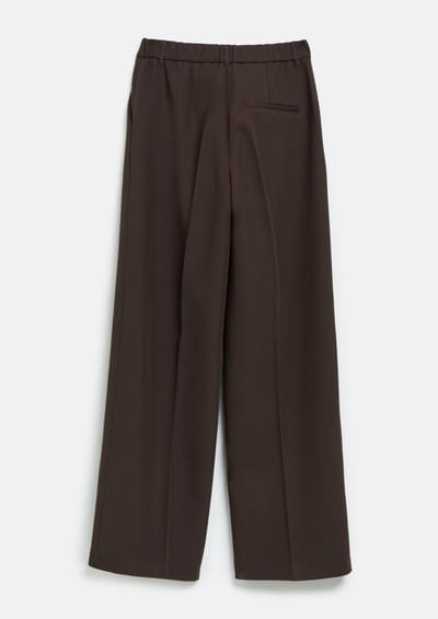 pantalon regular fit met viscose