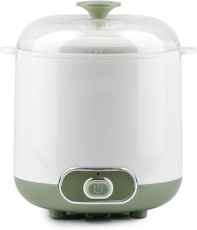 REN® Yoghurtmaker - Yoghurtmakers - Wit/Groen - 19cm x 17cm x 22cm