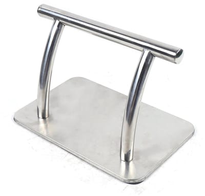 Buylin Voetsteun - Voetsteun voor Kapperstoel - Voetenbankje - Salon Apparatuur - Kappersstoel accessoires - Roestvrijstaal - 29,5x19x20,5 cm