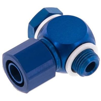 10x8 & G1/8" Aluminium Banjo Opsteek Fitting Buitendraad met O-ring Draaibaar [10 stuks].