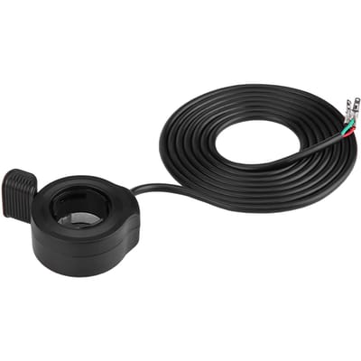 Ensemble de commande de vitesse d'accélérateur universel au pouce, 22 mm, 78 pouces, pour vélos électriques et scooters noir