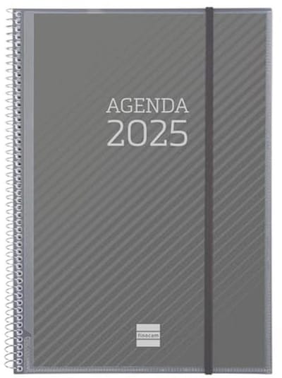 Spiraalbinding Agenda 2025 - Wekelijks Overzicht van Januari tot December, 12 Maanden, Spaans
