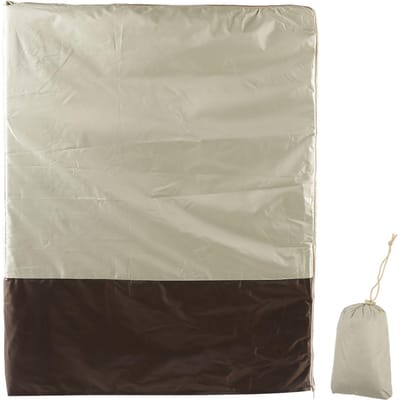 Opvouwbaar Bedhoes Stofdicht Waterdicht Opklapbed Beschermhoes voor Binnen Buiten85x33x107cm gray