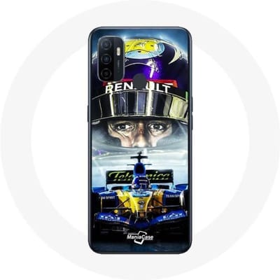 Oppo A53 Case Formule 1 Fernando Alonso Díaz Spaanse F1-coureur