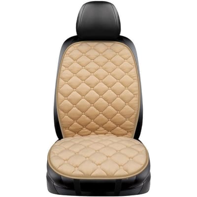 Katoenen Zitvlak Anti-Slip Autostoelkussen Universele Stoelbeschermer Mat 1 pcs beige