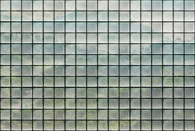 Fotobehang greenhouse3 DD122080 Livingwalls Walls by Patel 3 Groen Grijs Vlies 270 x 400 cm (4 delen) Fotobehang