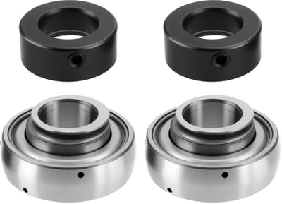 Dailygoods- Lager Model SA204-12 - Binnendiameter 19,05mm - Buitendiameter 47mm - 2 Sets - Compatibel met MTD 941-0309 - Betrouwbare materialen - Rotary Bearing