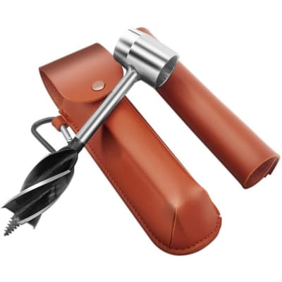 Nieuwe Outdoor Survival Tool Handmatige vijzel voor Bushcraft Settlers Wrench Metal bruin