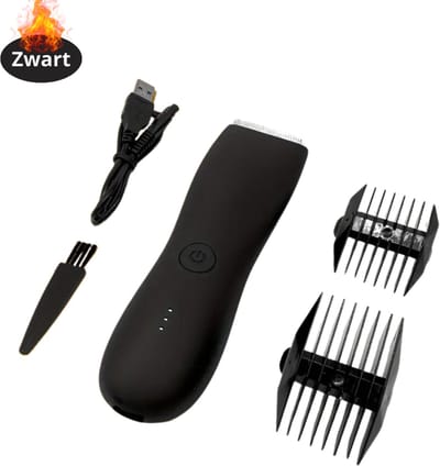 Nivard Tondeuse - Bodygroomer Mannen - Scheerapparaat - Baardtrimmer - Zwart