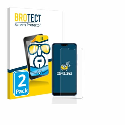 BROTECT - Screenprotector voor Huawei P20 lite 2018 - Folie Beschermfolie transparant 2 Stuks