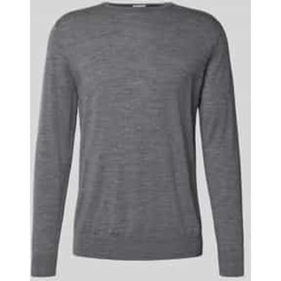 Profuomo Pullover Merinowol Grijs - Maat XL - Heren - Pullovers