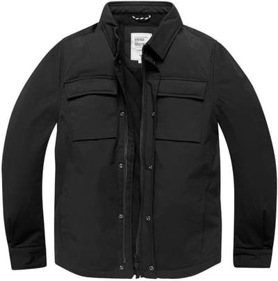 Vintage Industries Overgangsjas Wyatt Shirt-Jacket Black