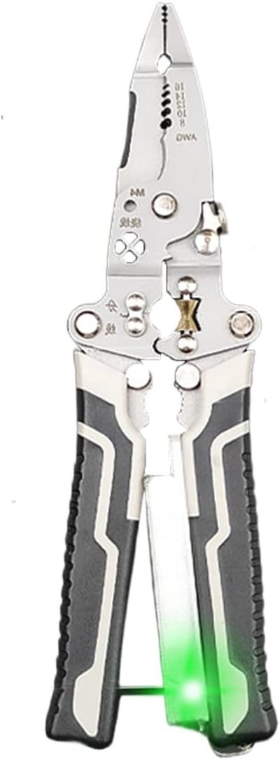 Elektrische Kabelstripper - Draadstripper Tang - Elektrisch Werk - Geïntegreerde Tester - 215 cm - Zwart