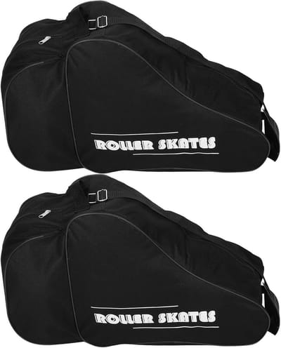 Schaats Opbergtas - Skates Tas - Sport Transport - Waterafstotend Canvas - 56x34x17cm - Zwart