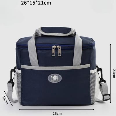 Nieuwe Draagbare Isolatietas Grote Capaciteit Thuis Lunchtassen Verdikt Waterdicht Buiten Picknickbox 26*21*15cm