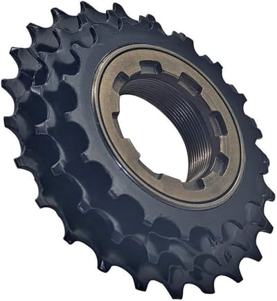 Fiets Vrijloop - Cassette Tandwiel - Soepel Fietsen - Drie Klauw Verloving - 18-21-24T - Zwart