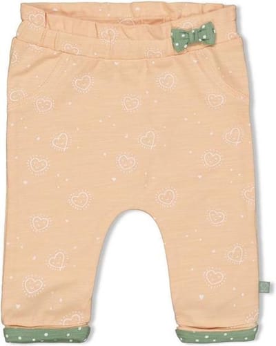 Feetje Broek AOP Hearts Perzik MT.56