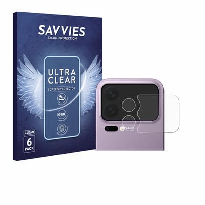 Savvies - Screenprotector voor Xiaomi 17 Pro Max (ALLEEN Camera Lens) - Folie Beschermfolie transparant 6 Stuks