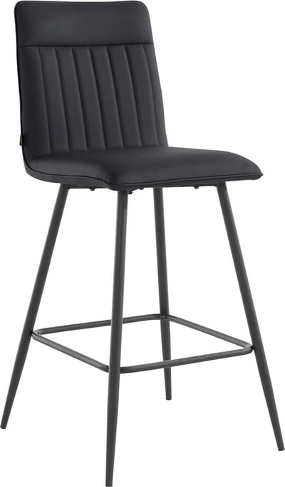 Zeta-Barkruk - Set van 2 - Zwart PU