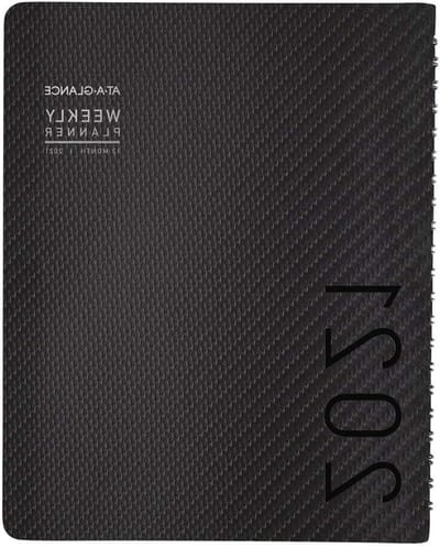 Weekplanner Maandplanner - Agenda Organizer - Jaarlijkse Planning - Inktbestendig Papier - 8-1/4 x 11 inch - Grafiet
