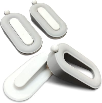 Deurstoppers - Verpakking van 3 | Rubberen veiligheidswig voor de onderkant van de deur op tapijt, beton, tegels, linoleum en hout - Robuuste deurstopper - Esthetische kantooraccessoires en woningverbetering