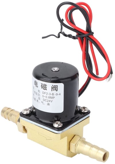 Dailygoody - 2-Weg Solenoïde Ventiel G1/8" voor Water, Lucht, Gas en Olie - DC24V