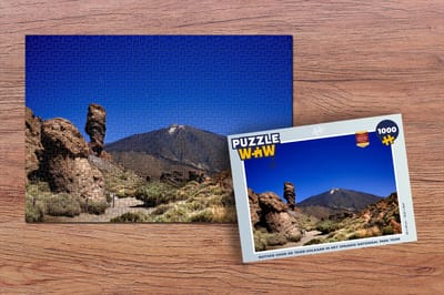 Puzzel Rotsen voor de Teide-vulkaan in het Spaanse Nationaal park Teide - Legpuzzel - Puzzel 1000 stukjes volwassenen