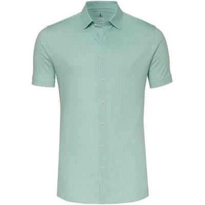 Desoto Overhemd Essential Stripe Kent Collar Groen / male
